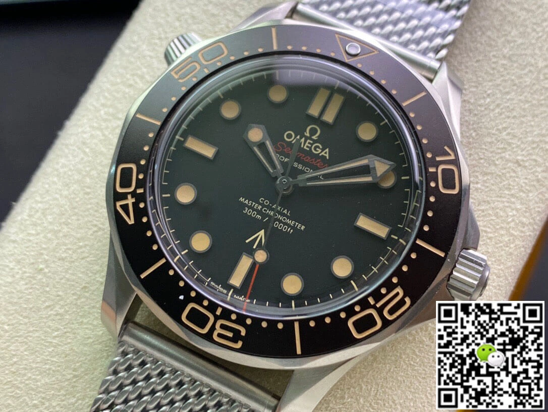 Omega Seamaster Diver 300M 007 Edition 210.90.42.20.01.001 OR Factory 1:1 Best Edition Replica Watch Black Bezel